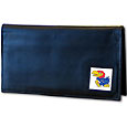 Kansas Jayhawks Deluxe Leather Checkbook Cover